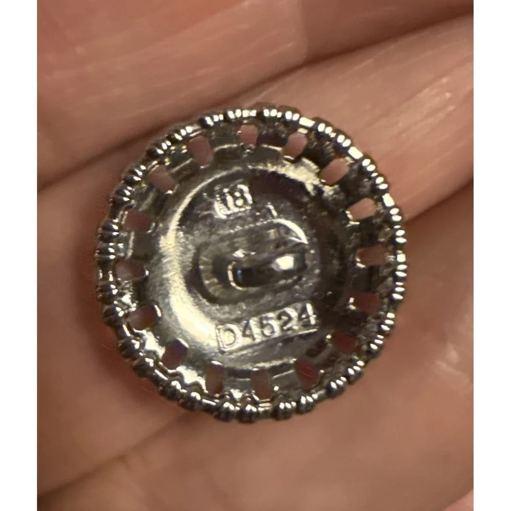 ST. JOHN ACCESSORIES GOLD LOGO BUTTON- Vintage - Incredibly Rare- Last Button!